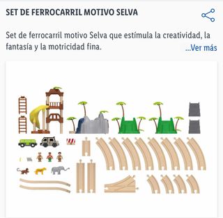 Tren de Madera Lidl Granja + Selva