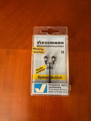 Viessmann Farolas viessmann (Negro, Metal)