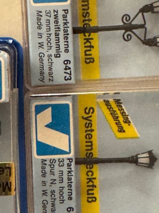 Viessmann Farolas viessmann (Negro, Metal)