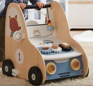 Correpasillos Coche Madera con Freno