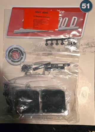 Maqueta Seat 600D Altaya 1:8