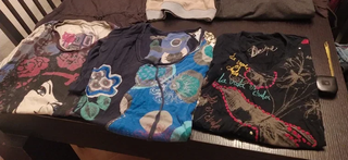 Camiseta Desigual Mujer Talla M Negra