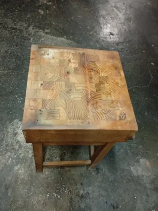 Pilón madera de carnicero 44x44
