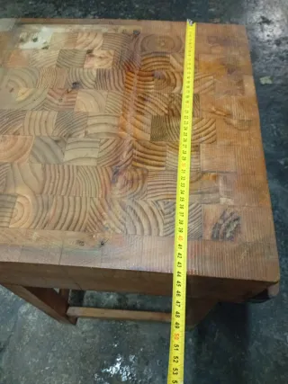 Pilón madera de carnicero 44x44