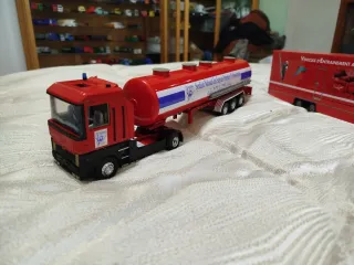 Modellini coppia Camion Pompieri Rossi