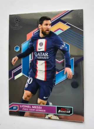 Carta Lionel Messi. Migliore 21-22 UEFA Champions.