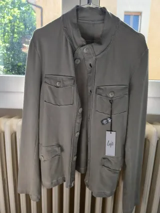 Felpa Loft41 con bottoni beige