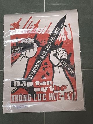 Cartel NordVietnamita Propaganda Años 60