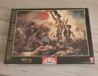 Puzzle Educa 1000 piezas La Libertad guiando al...