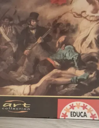 Puzzle Educa 1000 piezas La Libertad guiando al...