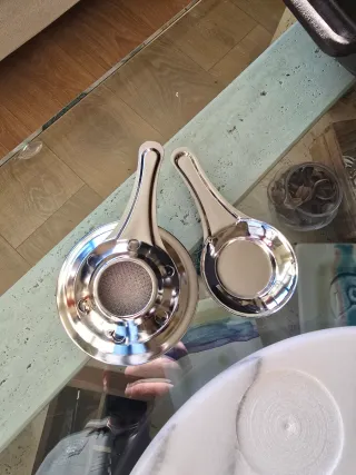 Set Fondue Metal y Mármol Nuevo