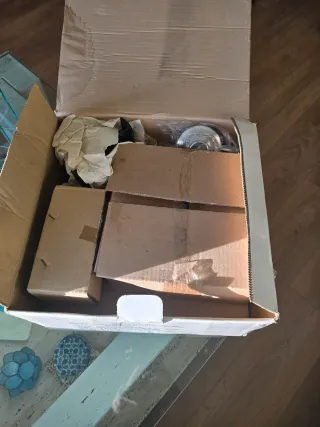 Set Fondue Metal y Mármol Nuevo