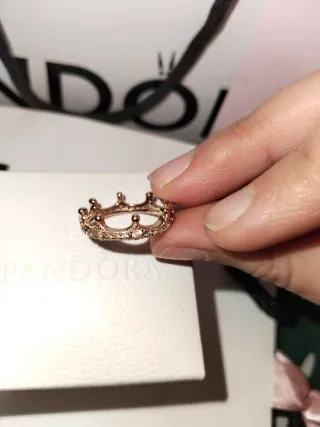 Anillo Pandora Corona Oro