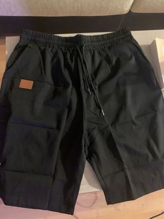 Bermudas casuales negras nuevas