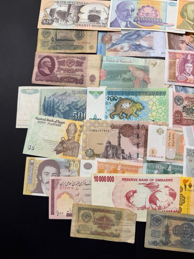 Colección historica de Billetes Internacionales.