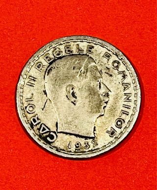 Rumania 100 Lei 1932 Moneda Antigua Plata