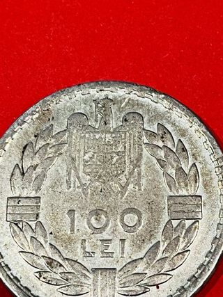 Rumania 100 Lei 1932 Moneda Antigua Plata