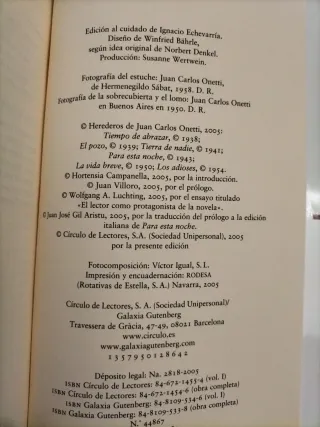 Novelas I (1939-1954): Obras completas. Vol.I