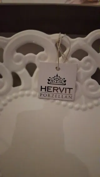 Piatto cuore porcellana