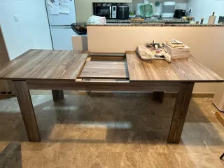 Mesa Comedor Madera extensible + 4 Sillas