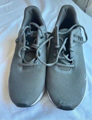 Zapatillas Puma Hombre Grises y Blancas