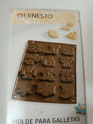 Molde Silicona Galletas Ernesto Navidad