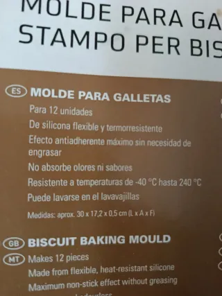 Molde Silicona Galletas Ernesto Navidad