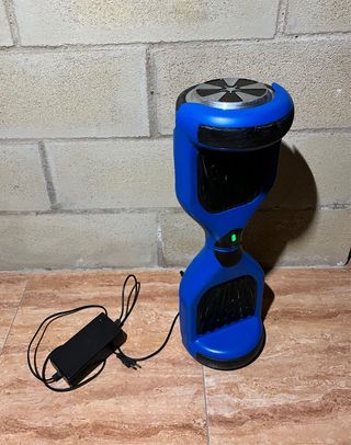 patín eléctrico Azul con cargador