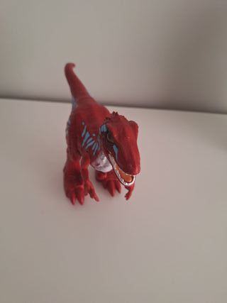 Dinosaurio Rojo con Movimiento y Sonido