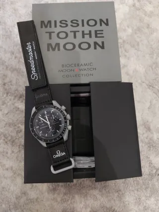 Swatch x Omega MoonSwatch Preto