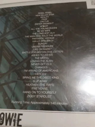 DVD David Bowie A Reality Tour 2004