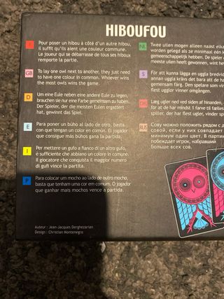 Juego de estrategia Hiboufou Djeco