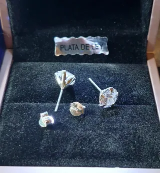 Pendientes de Plata de Ley