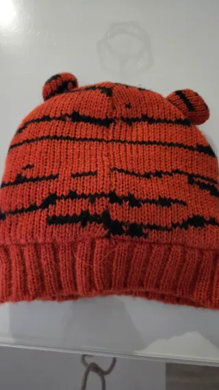 Gorro infantil de tigre