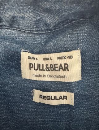 Camicia jeans uomo Pull&Bear tg L