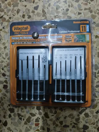 Juego 11 Destornilladores Precisión Wagtail