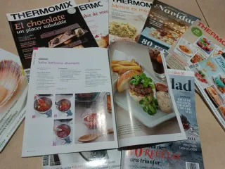 Lote revistas recetas thermomix.