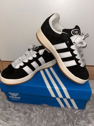 Zapatillas Adidas Campus Negras Mujer