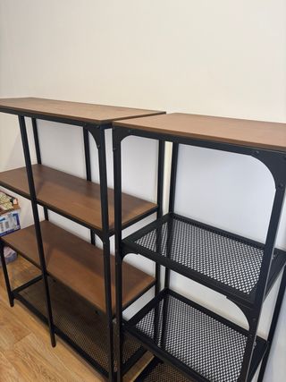 1 o 2 Estanterías Ikea FJÄLLBO Metal y Madera