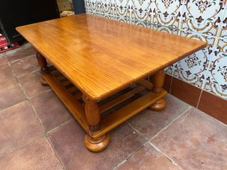 Mesa de centro madera maciza