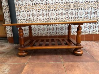 Mesa de centro madera maciza