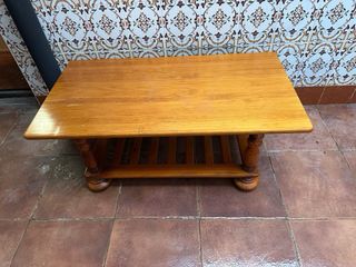 Mesa de centro madera maciza