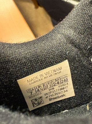 Zapatillas Reebok Negras Mujer