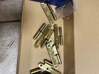 7 Juegos Picaportes Dorados + Bisagras