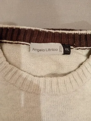 Jersey Angelo Litrico XXL Beige Marrón