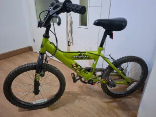 Bicicleta infantil verde