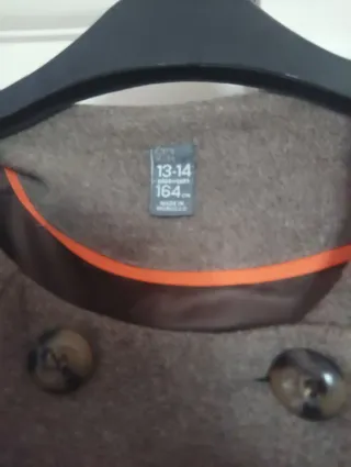 Abrigo paño Zara kids