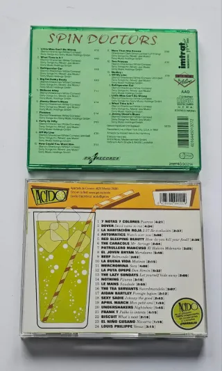 CD Pack.  CD1: Spin Doctors  y  CD2 Acido.