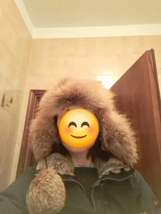 Berretto con paraorecchie in marmotta