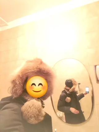 Berretto con paraorecchie in marmotta